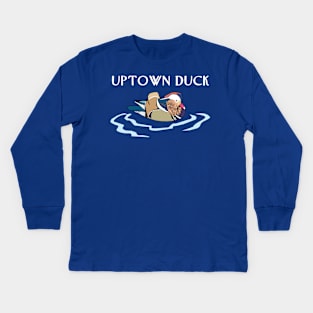 Mandarin duck Central Park Kids Long Sleeve T-Shirt